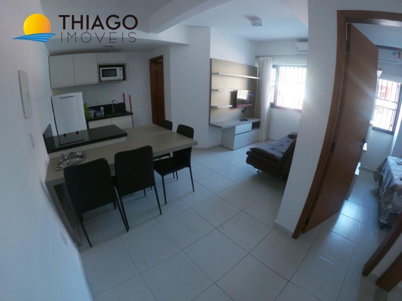 Apartamento com o Código 3012 para alugar na temporada no bairro Canasvieiras na cidade de Florianópolis com 1 dormitorio(s) possui 1 banheiro(s)