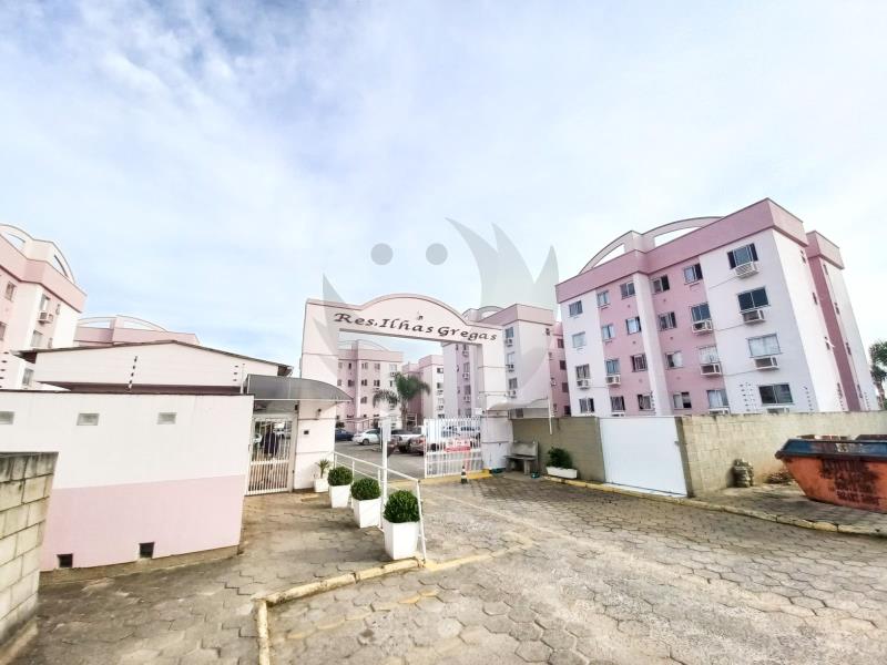 Apartamento Código 5383 para alugar no bairro Aririu na cidade de Palhoça Condominio residencial ilhas gregas