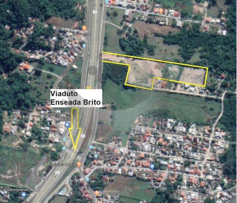 Terreno Código 5735 a Venda no bairro Enseada do Brito (Ens Brito) na cidade de Palhoça Condominio 