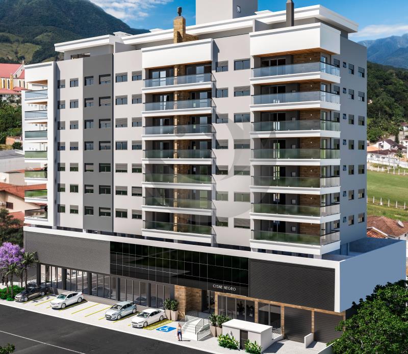 Apartamento Código 5721 para alugar no bairro Centro na cidade de Santo Amaro da Imperatriz Condominio edifício cisne negro