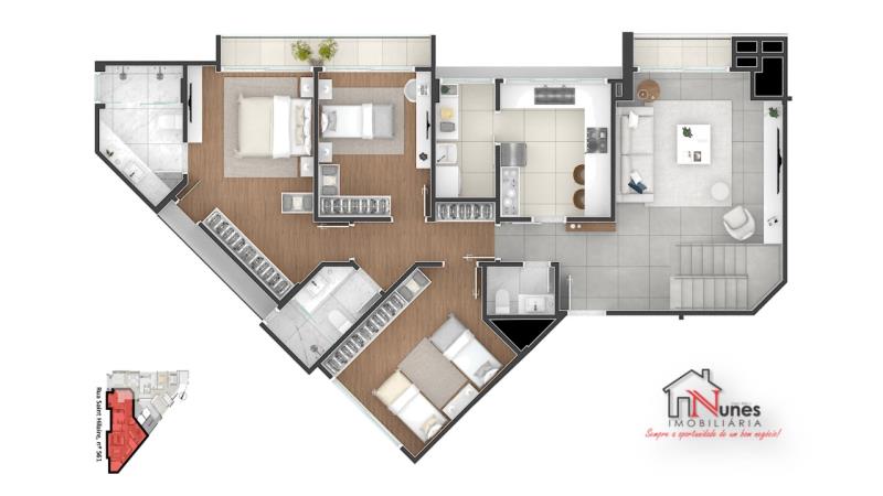 Cobertura, 3 quartos, 200 m² - Foto 7