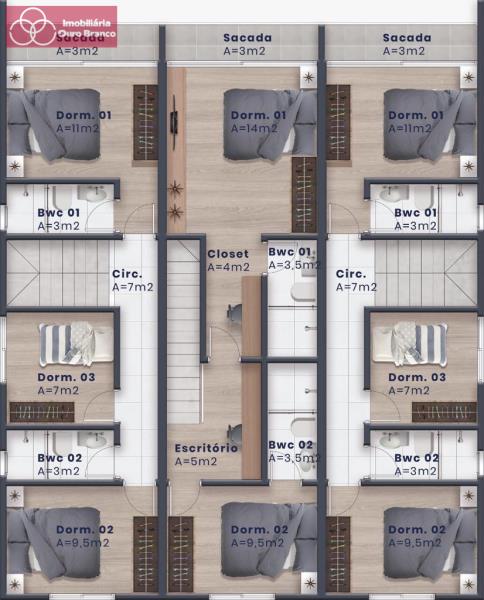 Casa, 3 quartos, 101 m² - Foto 8