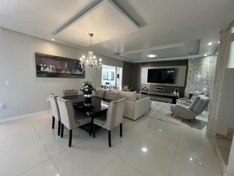 7. Sala de estar e jantar  - www.imoveisroque.com.br