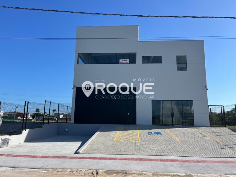 Galpão Codigo 2075 para Alugar no bairro Sertão do Maruim na cidade de São José * Fachada - www.imoveisroque.com.br