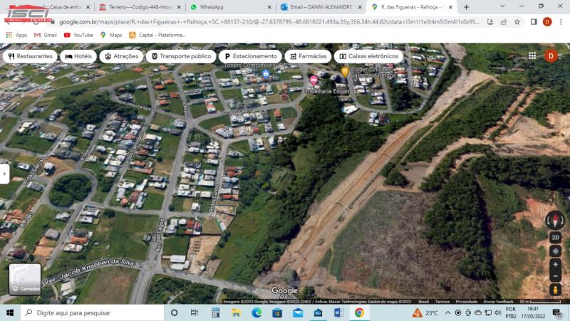 Terreno - Código 448 Imóvel a Venda no bairro Cidade Universitária Pedra Branca na cidade de Palhoça