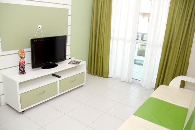 Apartamento Codigo 39 para Alugar para temporada no bairro Palmas na cidade de Governador Celso Ramos Sala de estar