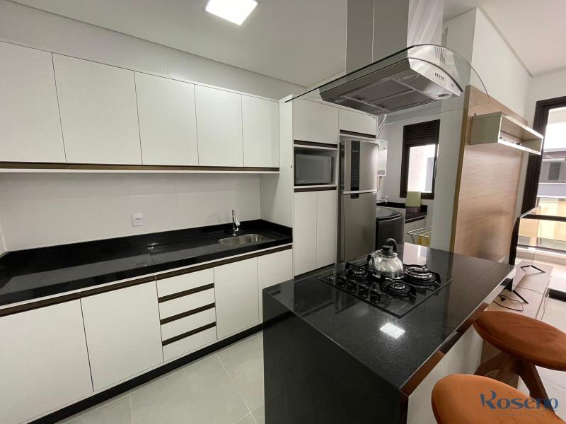 Apartamento Codigo 132 para Alugar para temporada no bairro Palmas na cidade de Governador Celso Ramos cozinha